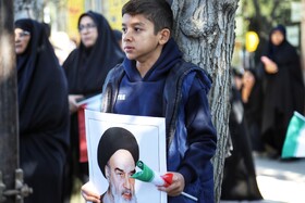 راهپیمایی گرامیداشت روز ۱۳ آبان - بجنورد