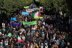 راهپیمایی گرامیداشت روز ۱۳ آبان - بجنورد