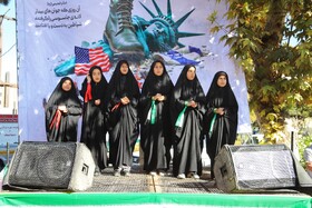 راهپیمایی گرامیداشت روز ۱۳ آبان - بجنورد