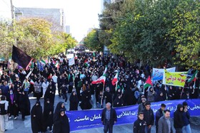 راهپیمایی گرامیداشت روز ۱۳ آبان - بجنورد