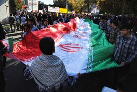 راهپیمایی گرامیداشت روز ۱۳ آبان - بجنورد