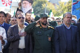 راهپیمایی گرامیداشت روز ۱۳ آبان - بجنورد