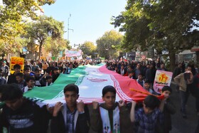 راهپیمایی گرامیداشت روز ۱۳ آبان - بجنورد