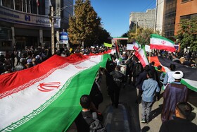 راهپیمایی گرامیداشت روز ۱۳ آبان - بجنورد