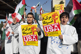 راهپیمایی گرامیداشت روز ۱۳ آبان - کرج