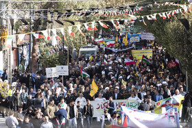 راهپیمایی گرامیداشت روز ۱۳ آبان - کرج