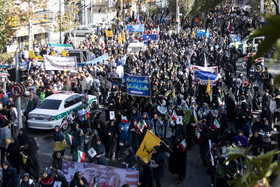 راهپیمایی گرامیداشت روز ۱۳ آبان - کرج