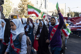 راهپیمایی گرامیداشت روز ۱۳ آبان - کرج