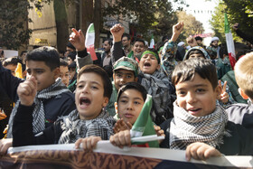 راهپیمایی گرامیداشت روز ۱۳ آبان - کرج