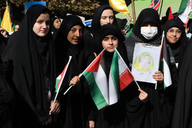 راهپیمایی گرامیداشت روز ۱۳ آبان - زنجان