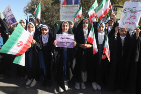 راهپیمایی گرامیداشت روز ۱۳ آبان - زنجان