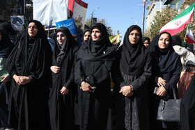 راهپیمایی گرامیداشت روز ۱۳ آبان - زنجان