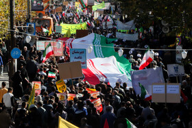 راهپیمایی گرامیداشت روز ۱۳ آبان - زنجان