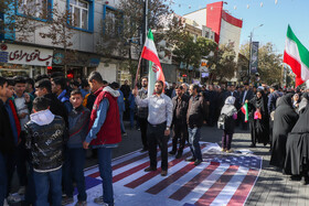 راهپیمایی گرامیداشت روز ۱۳ آبان - زنجان