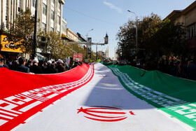 راهپیمایی گرامیداشت روز ۱۳ آبان - زنجان