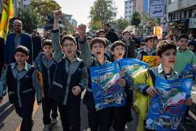 راهپیمایی گرامیداشت روز ۱۳ آبان - رشت