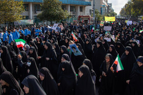 راهپیمایی گرامیداشت روز ۱۳ آبان - رشت