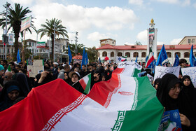 راهپیمایی گرامیداشت روز ۱۳ آبان - رشت