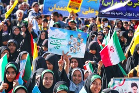 راهپیمایی گرامیداشت روز ۱۳ آبان - همدان
