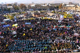 راهپیمایی گرامیداشت روز ۱۳ آبان - همدان
