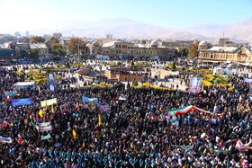 راهپیمایی گرامیداشت روز ۱۳آبان - همدان