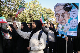 راهپیمایی گرامیداشت روز ۱۳ آبان - قزوین