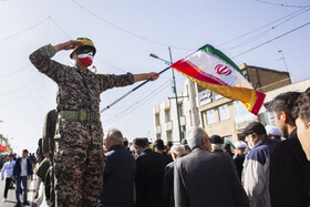 راهپیمایی گرامیداشت روز ۱۳ آبان - قزوین