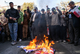 راهپیمایی گرامیداشت روز ۱۳ آبان - قزوین