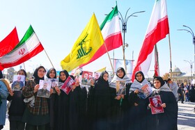 راهپیمایی گرامیداشت روز ۱۳ آبان - همدان
