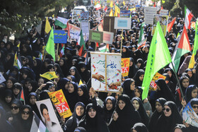 راهپیمایی گرامیداشت روز ۱۳ آبان - کرمان