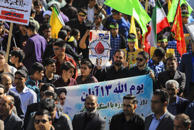 راهپیمایی گرامیداشت روز ۱۳ آبان - کرمان