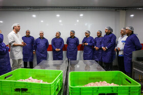 بازدید خبرنگاران از یک واحد تولیدی مواد غذایی - مشهد