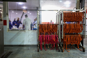 بازدید خبرنگاران از یک واحد تولیدی مواد غذایی - مشهد