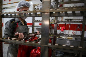 بازدید خبرنگاران از یک واحد تولیدی مواد غذایی - مشهد