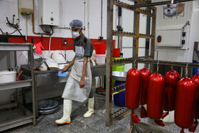 بازدید خبرنگاران از یک واحد تولیدی مواد غذایی - مشهد