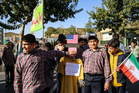 راهپیمایی گرامیداشت روز ۱۳ آبان - سمنان