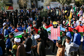 راهپیمایی گرامیداشت روز ۱۳ آبان - سمنان