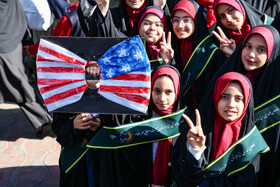 راهپیمایی گرامیداشت روز ۱۳ آبان - سمنان