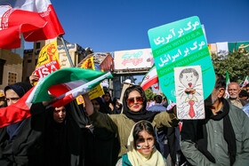 راهپیمایی گرامیداشت روز ۱۳ آبان - سمنان