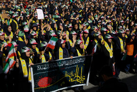 راهپیمایی گرامیداشت روز ۱۳ آبان - سمنان