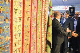 بازدید محمد علی طالبی،استاندار از هفدهمین نمایشگاه ملی صنایع‌دستی کرمان