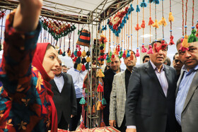 بازدید محمد علی طالبی،استاندار از هفدهمین نمایشگاه ملی صنایع‌دستی کرمان