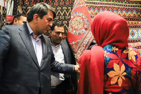 بازدید محمد علی طالبی،استاندار از هفدهمین نمایشگاه ملی صنایع‌دستی کرمان