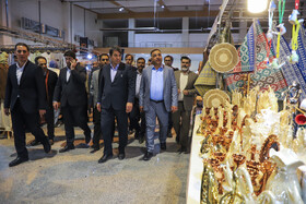 بازدید محمد علی طالبی،استاندار از هفدهمین نمایشگاه ملی صنایع‌دستی کرمان