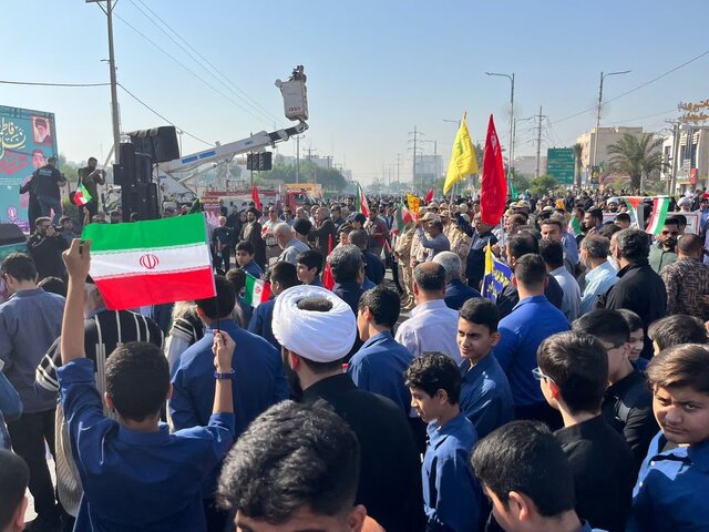 آغاز مراسم یوم‌الله ۱۳ آبان در اهواز