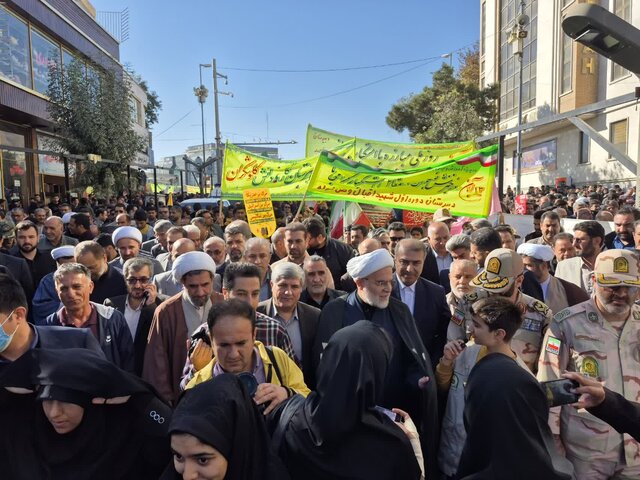 آغاز راهپیمایی ۱۳آبان در کردستان