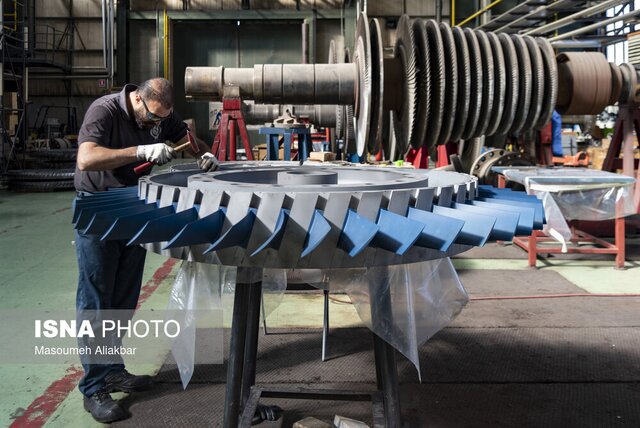 ساخت ۸۴۰۰ قطعه حساس نیروگاهی در شرکت تعمیرات نیروگاهی ایران