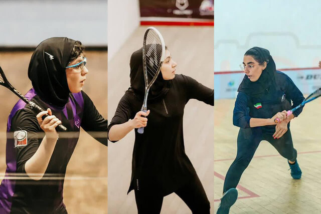 دعوت از سه بانوی یزدی به انتخاب تیم ملی اسکواش ایران