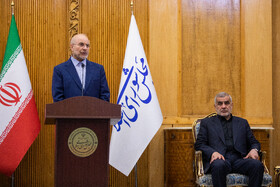 نشست خبری محمد باقر قالیباف، رئیس مجلس پیش از سفر به کشور پاکستان