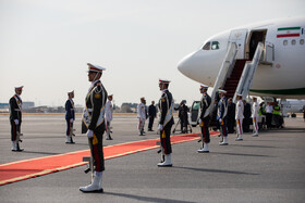 مراسم بدرقه رسمی رئیس مجلس به کشور پاکستان